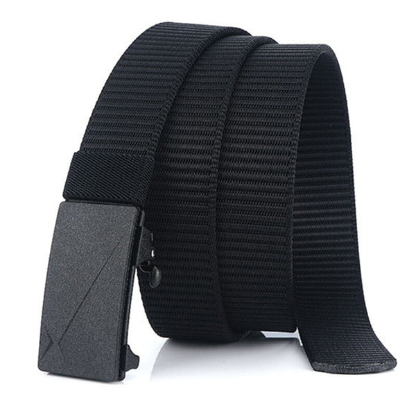 ENNIU 125cm Men's Tactical Nylon Belt Adjustable Wear-resistant  Elastic Waist Belt Buckle Belt Casual Sports Belts