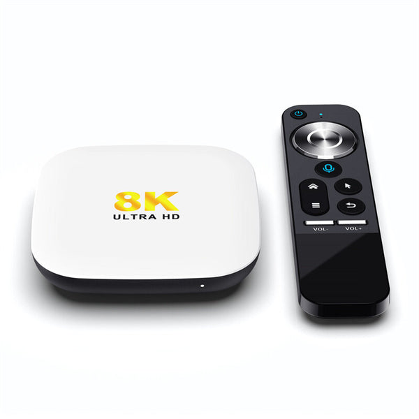 H96Max M2 TV Box RK3528 4GB+32GB Android 13 Smart TV Box WIFI6 BT5.0 8K AV1 Media Player with 2.4G Voice Remote Control Set Top Box