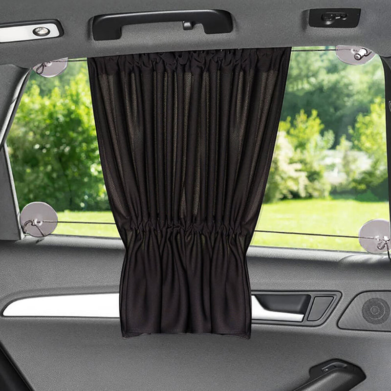 Car Sunshade Side Window Privacy Sunscreen Shading Heat Insulation Suction Cup Car Curtain Car Interior Heat Insulation Curtain