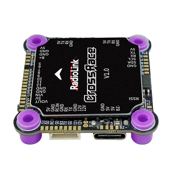 Radiolink CrossRace Flight Controller Built-in OSD Combine APM and Betaflight Support Analog Digital HD & Hobbywing 60A BL_S 4in1 ESC Combo for Multi-Rotor