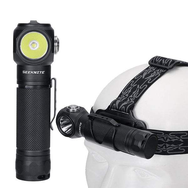 SEEKNITE SST40 2000LM LED Flashlight 200M Throw Headlight 21700 Headlamp Lanterna High Powerful Torch Fishing Head Light