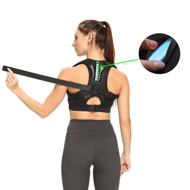 KALOAD Adjustable Back Shoulder Posture Corrector Belt Clavicle Spine Support for Home Office Sport Upper Back Neck Brace