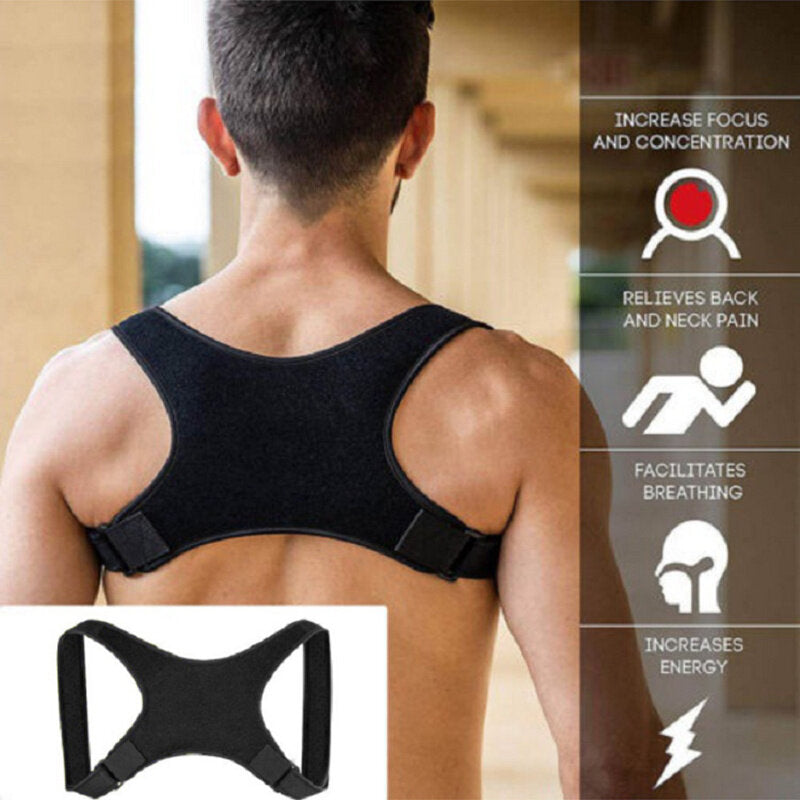 Spine Posture Corrector Protection Back Shoulder Posture Correction Band Humpback Back Pain Relief Corrector Brace