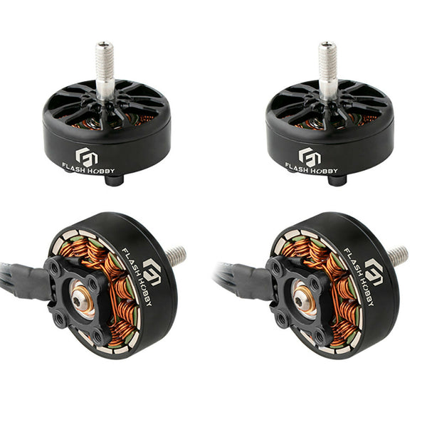 1/4PCS FLASHHOBBY A2807 2807 1300KV 1500KV 6S / 1800KV 4S Brushless Motor 5mm Shaft for 7 Inch Long Range Freestyle RC Drone FPV Racing