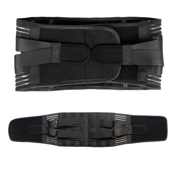 KALOAD Breathable Back Support Belt for Lower Back Pain Relief with 6 Stays for Men and Women Work Lumbar Support