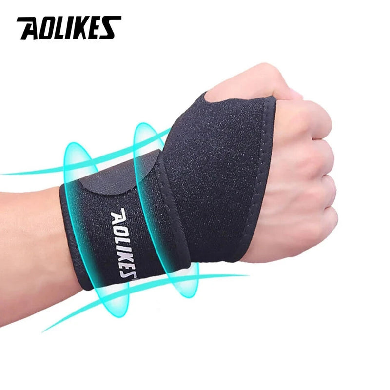 AOLIKES 1PCS Elastic Bandage Wrist Band Anti-slip Breathable Hand Protection for Weightlifting Ball Games Sports