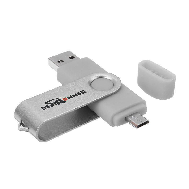 Bestrunner Type-C USB 2.0 32GB OTG Flash Drive U Disk 360 Degree Rotation for Type-C Smart Phone Tablet Laptop