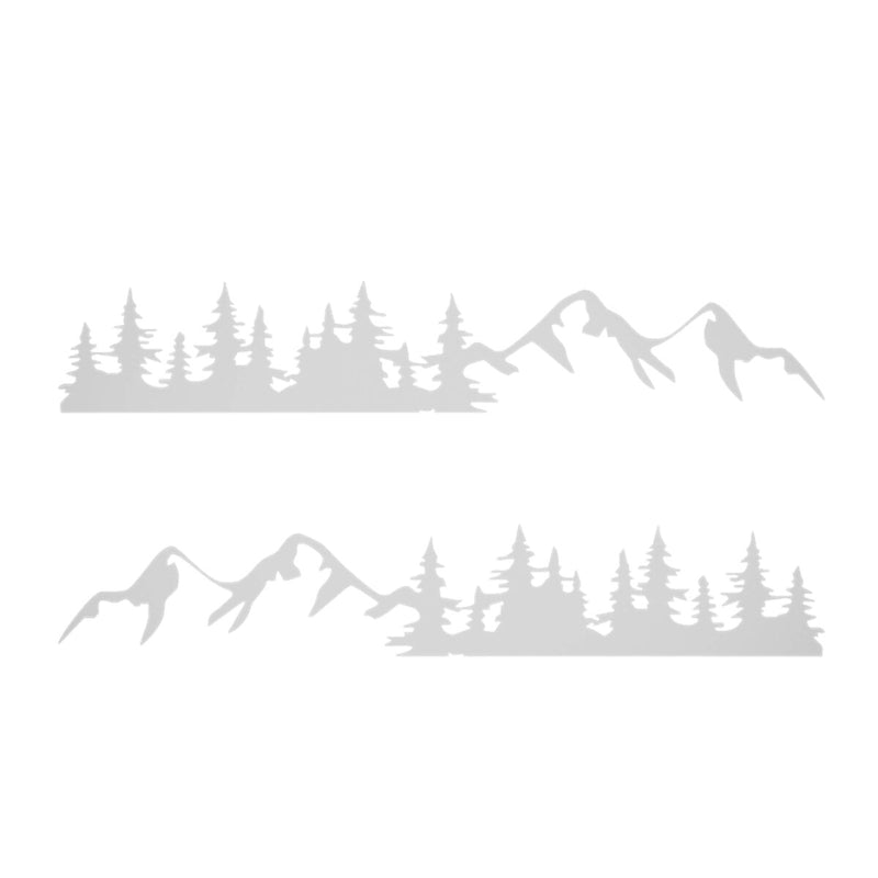 200x34cm Sticker Graphics Decal Snowy Mountain Range For Camper Van Motorhome Car Caravan Boat