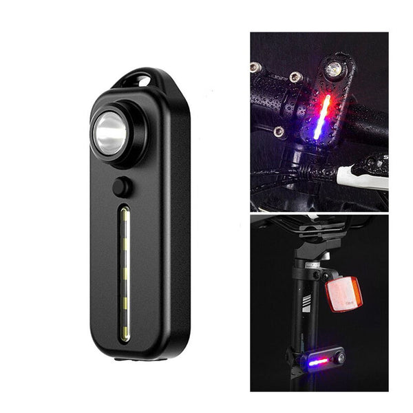 2023 Mini 800Lm Brightness Bike Taillight Type-C Fast Charge Waterproof 5 Light Modes Bicycle Front Light Flashlight