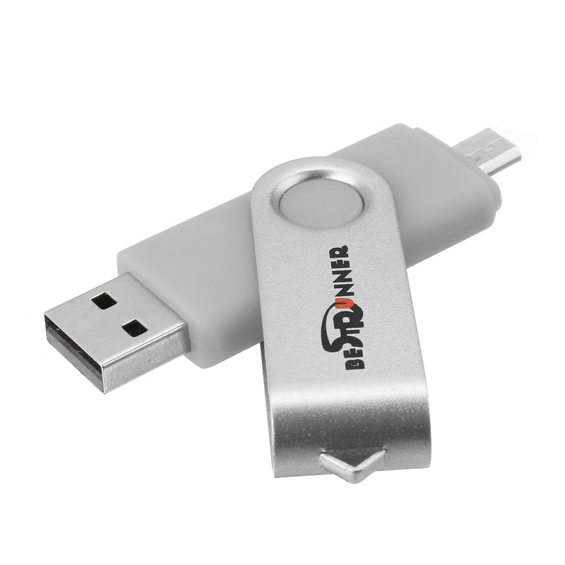 Bestrunner Type-C USB 2.0 32GB OTG Flash Drive U Disk 360 Degree Rotation for Type-C Smart Phone Tablet Laptop