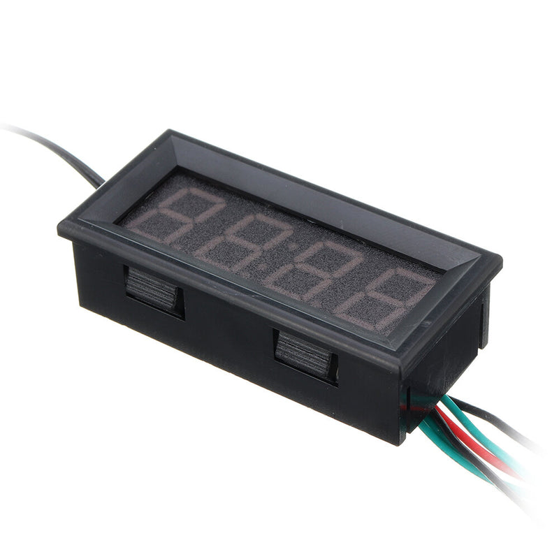 0.56 Inch 33V/200V 3-in-1 Time + Temperature + Voltage Display DC7-30V Voltmeter Electronic Watch Clock Digital Tube