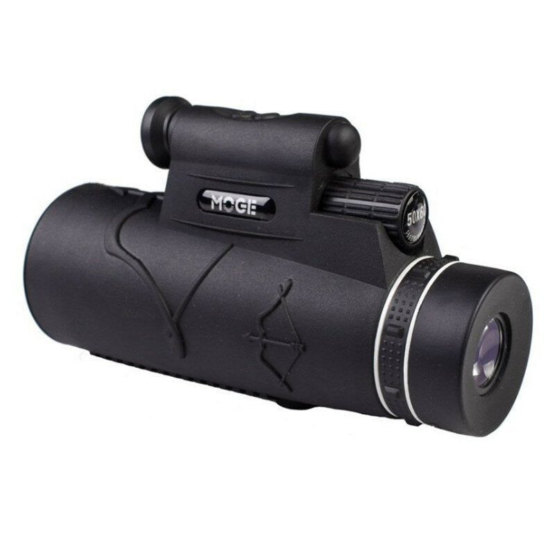 MOGE 50x60 Monocular Telescope With Lamp Lighting Long-range High-power Telescope For Outdoor Hunting CampingTravel