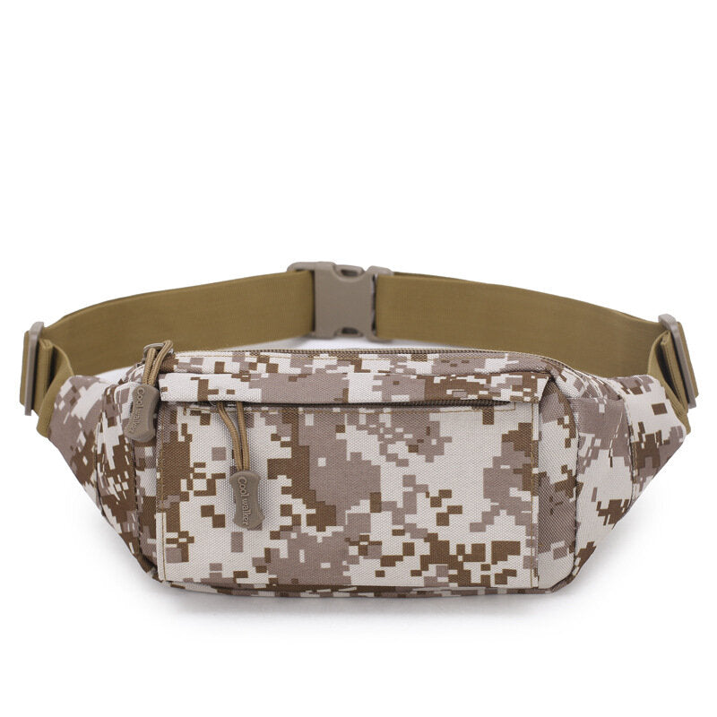 Mens Outdoor Chest Bag Camouflage Tactical Waist Fanny Pack Belt Bag Travel Bum Bag Small Pouch Waterproof