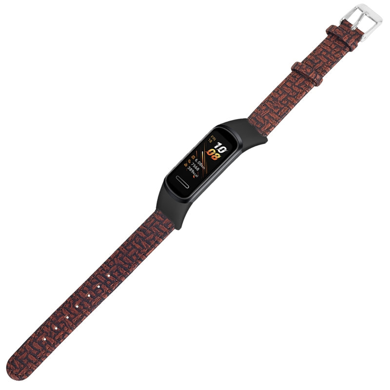 Bakeey Woven Pattern Leather Watch Band Replacement Watch Strap for Huawei band 4 Honor 5i Smart Watch