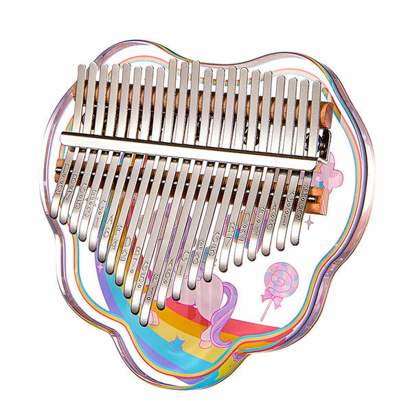 Zani Professional Kalimba  21 Keys Shell Kalimba 21 Keys Thumb Piano Crystal Acrylic Kalimba Finger Piano Keyboard Instrument