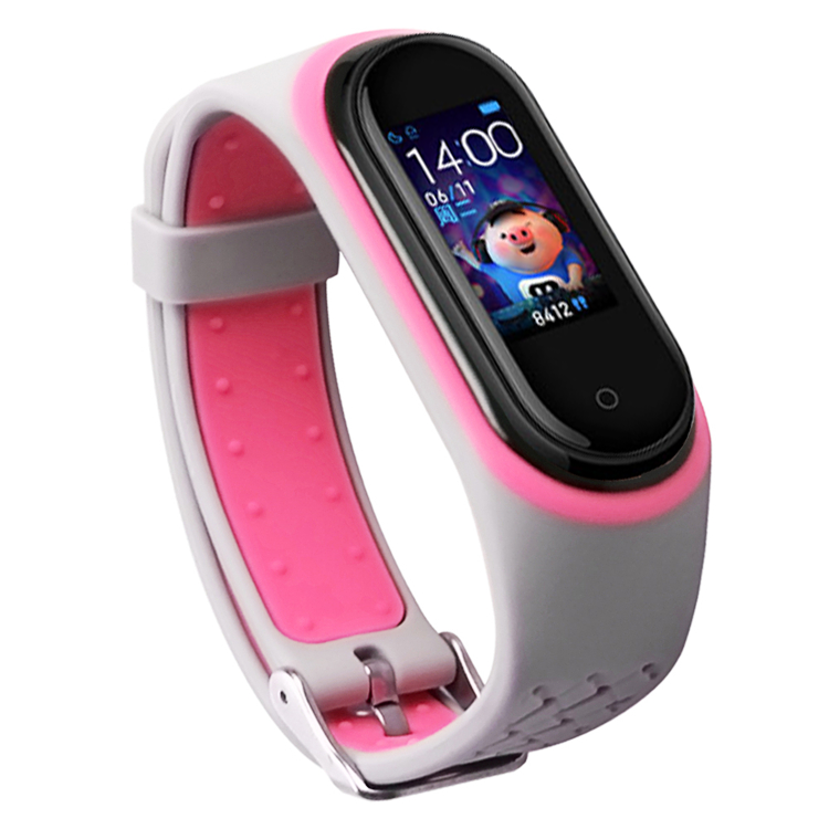 Bakeey Replacement Anti-lost Design Colorful Silicone Watch Band for Xiaomi Mi Band 4&3 Smart Watch Non-original