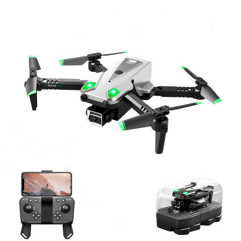 YLR/C S125 WiFi FPV with HD Dual Camera 360 Infrared Obstacle Avoidance Optical Flow Positioning Integrated Storage LED Foldable RC Drone Quadcopter RTF