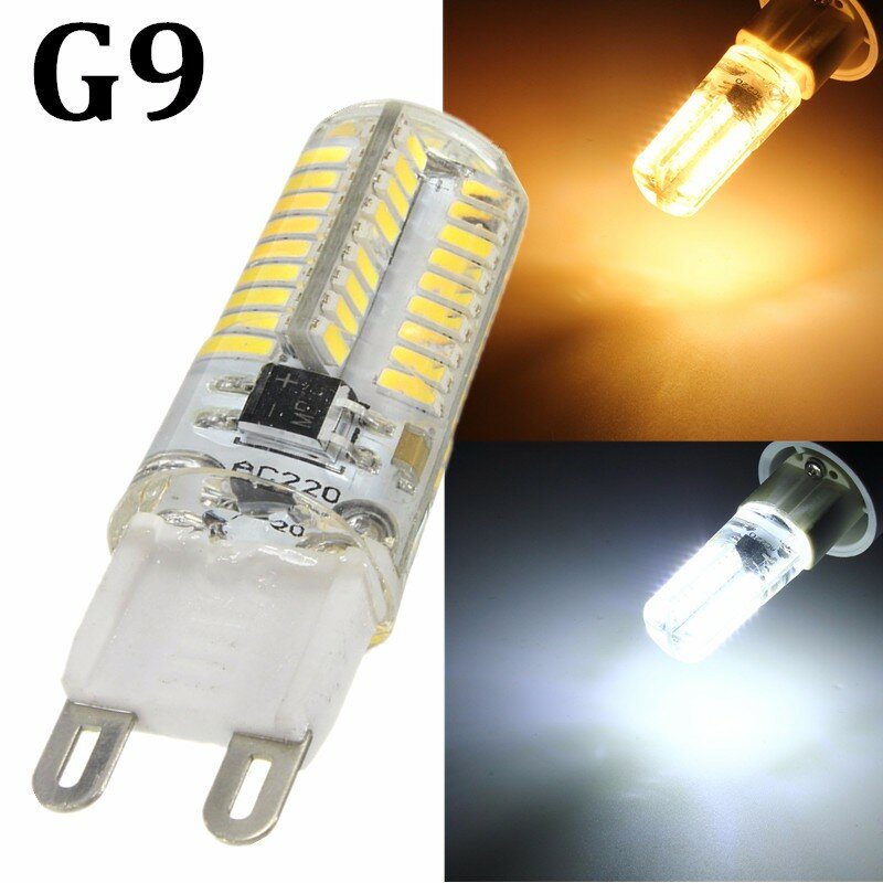 G4 G8 G9 E11 E12 E17 BA15D 3W Dimmable LED Light Bulb 4014SMD Silicone Lamp AC110V