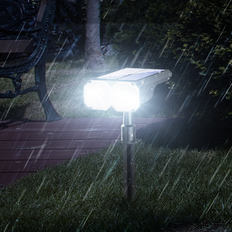 Solar Ground Light USB Rechargeable Outdoor Lawn Light Landscape Garden Light Solar Garden Waterproof Wall Light