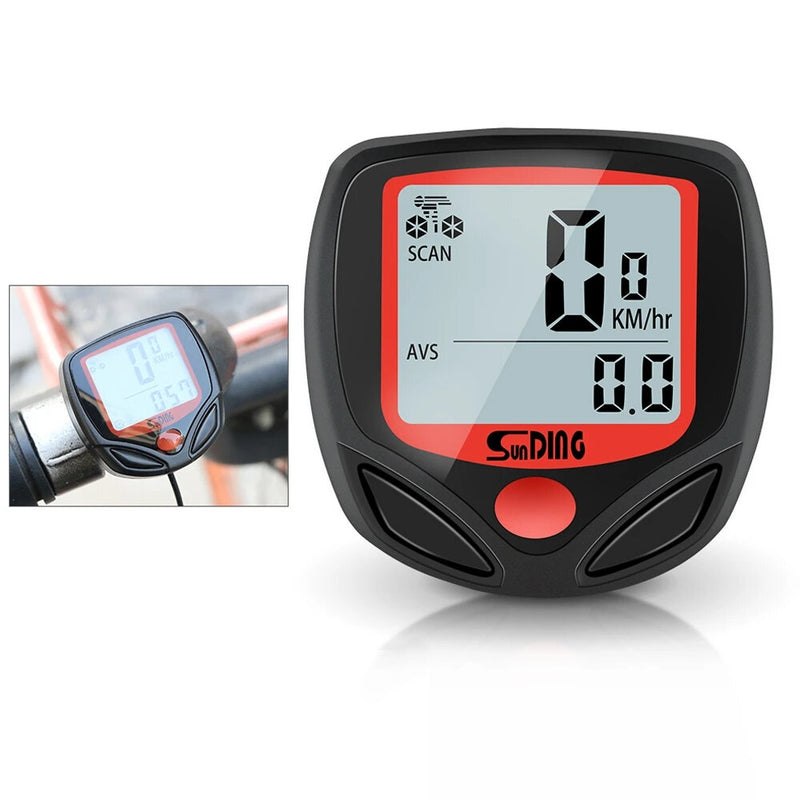 SUNDING SD-548B Bicycle Computer Wired Bike Cycle Speedometer Waterproof Cycling Computer Accessories Bike Speedometer