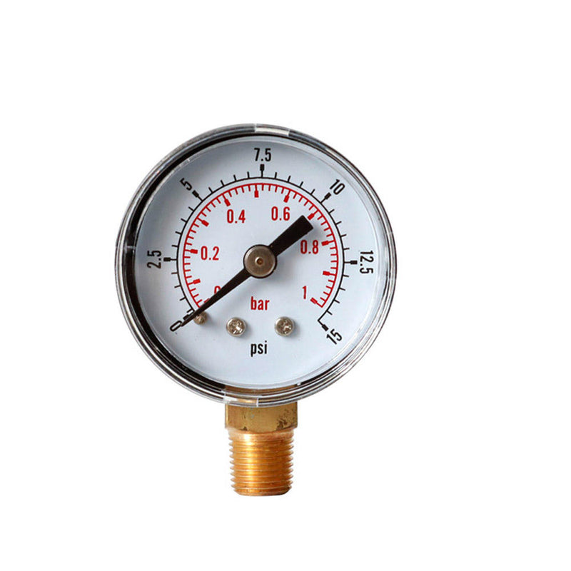 TS-Y408-15/30/60/100/160/200/300psi 52mm Dial 1/8 BSPT Pressure Gauge