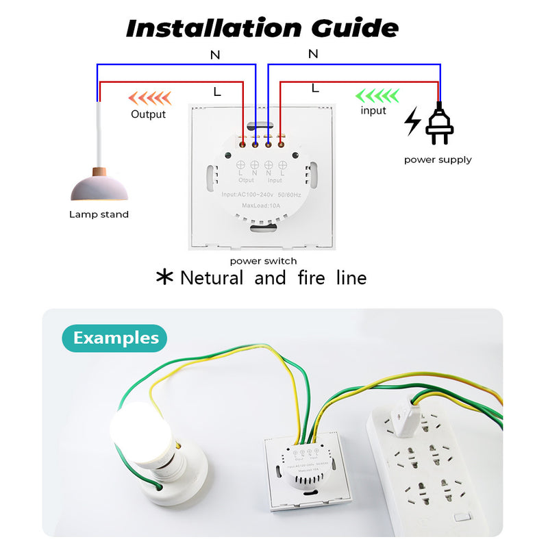 Infrared Sensor Switch: No Need to Touch Glass Panel Light Switch - SMATRUL Wall