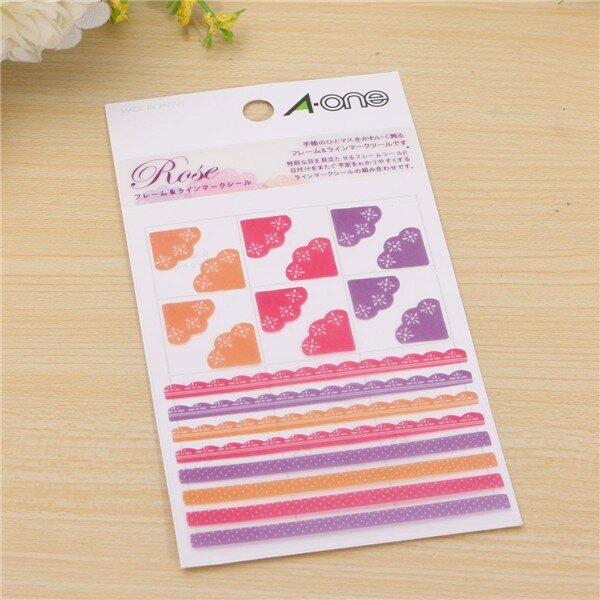 3 Pcs Korea Simple Life Painting Diary Stickers Diary Book Album Decoration