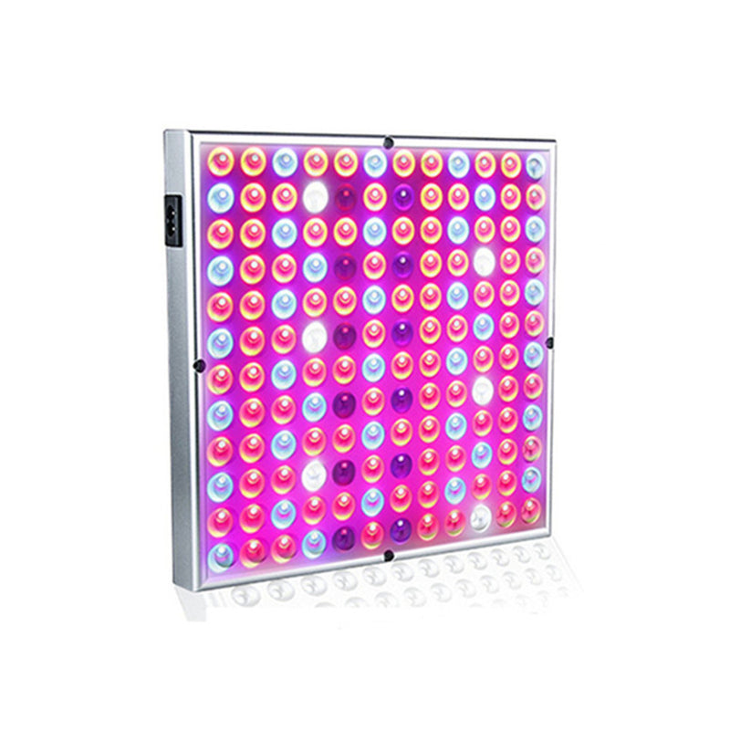 32W144LEDs Square Panel Indoor Grow Lamp R+B+UV+IR+W Full Spectrum LED Growing Light AC85-265V