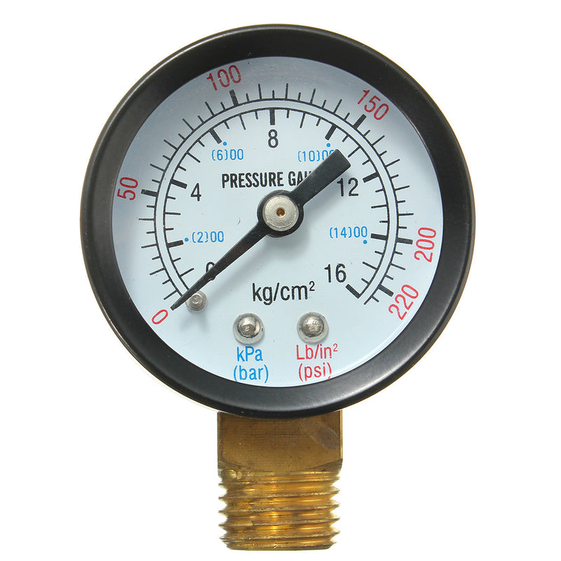 Adjustable DN15 Bspp Brass Water Pressure Reducing Valve with Gauge Flow