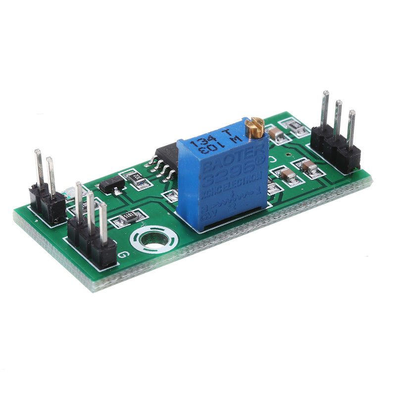 LM393 Voltage Comparator Module Signal Waveform Adjustable High Low Level/Load Drive Dual Channel 4.5-28V High Voltage Module