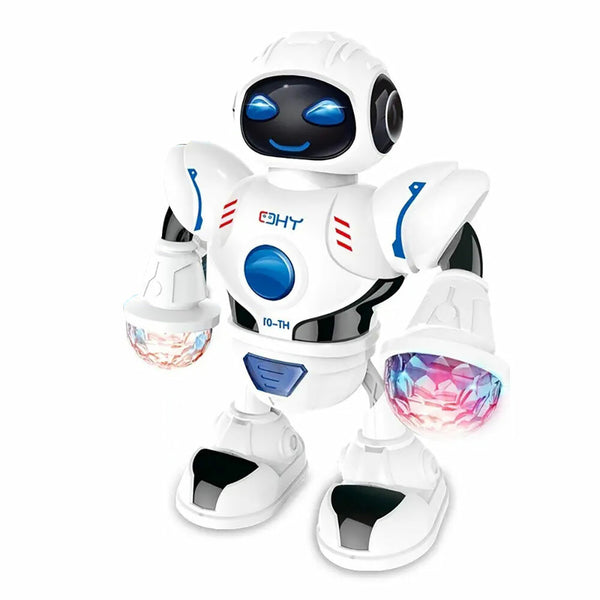 Electric Dazzling Dancing Robot Educational Parent-child Interaction Robot Toy with LED Light Music Children's Toys