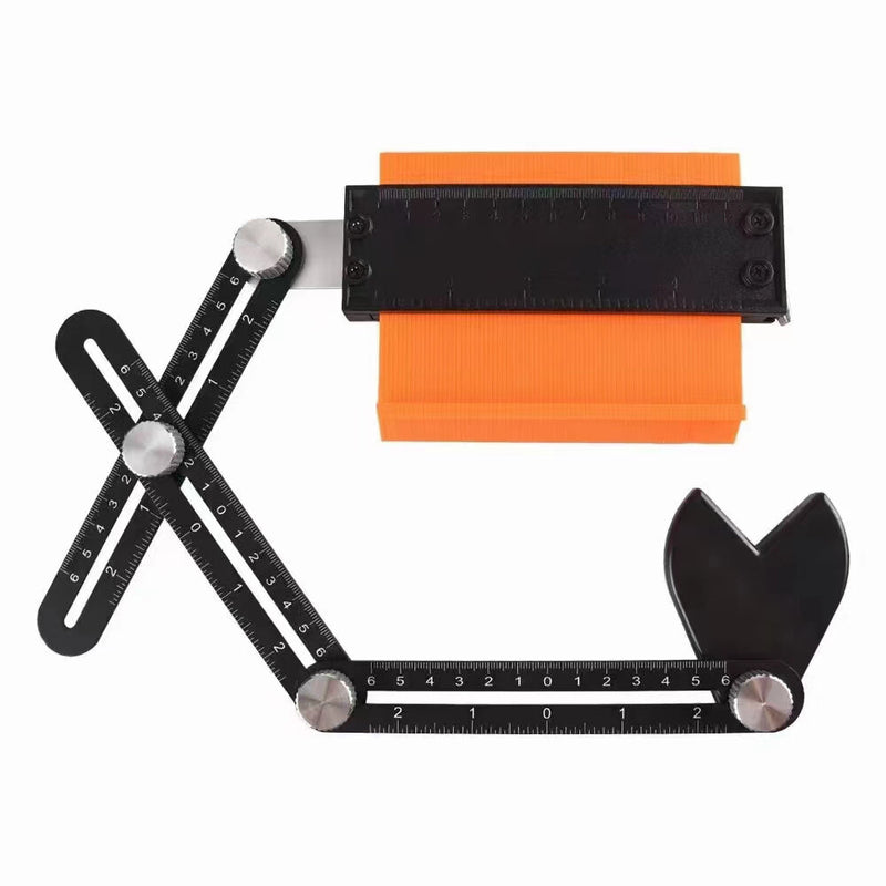 Contour Gauge Profile Tool Adjustable Lock Edge Shaping Wood Measure Ruler Tiles Meethulp Gauge