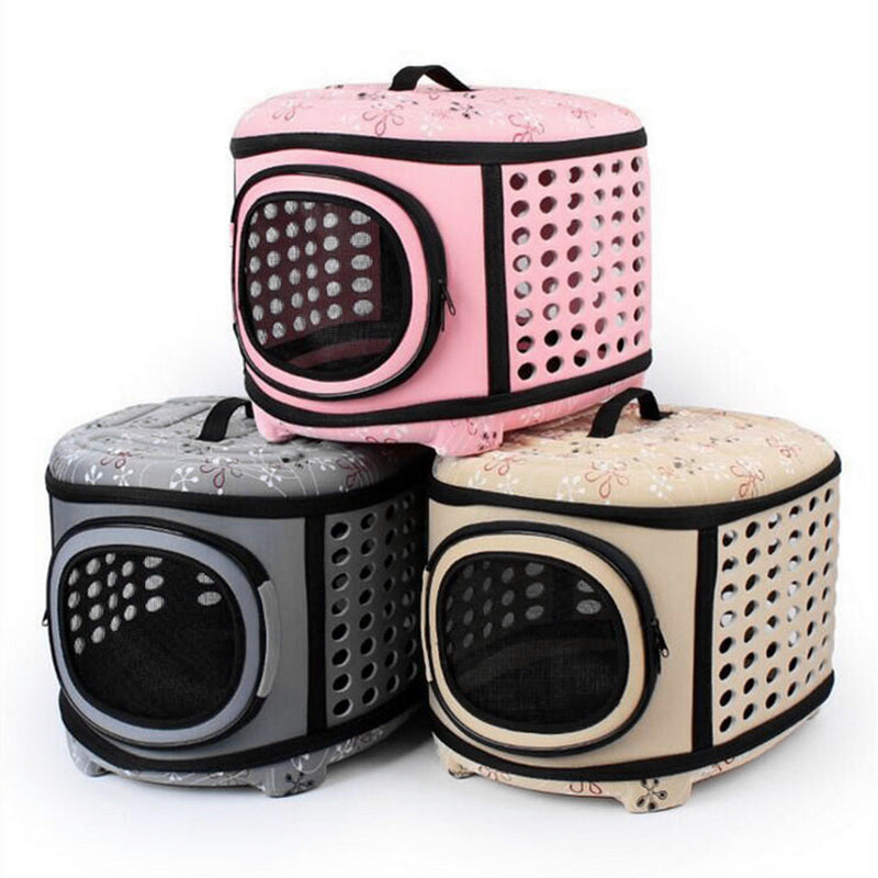 Small Pet Dog Cat Puppy Carrier Portable Cage Crate Transporter Bag