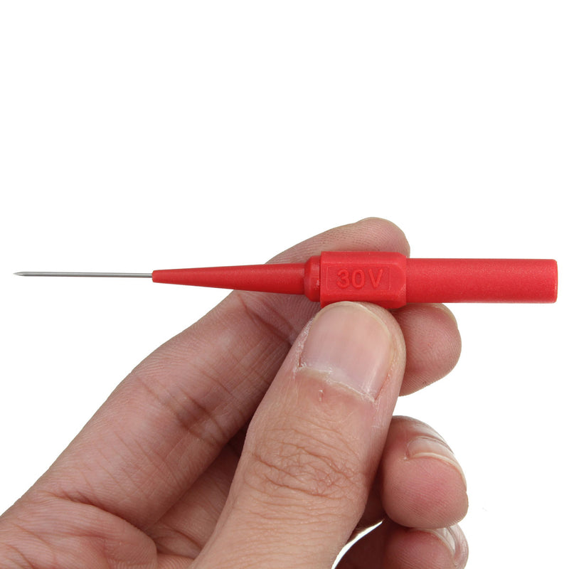 DANIU Insulation Piercing Needle Non-destructive Multimeter Test Probes Red/Black