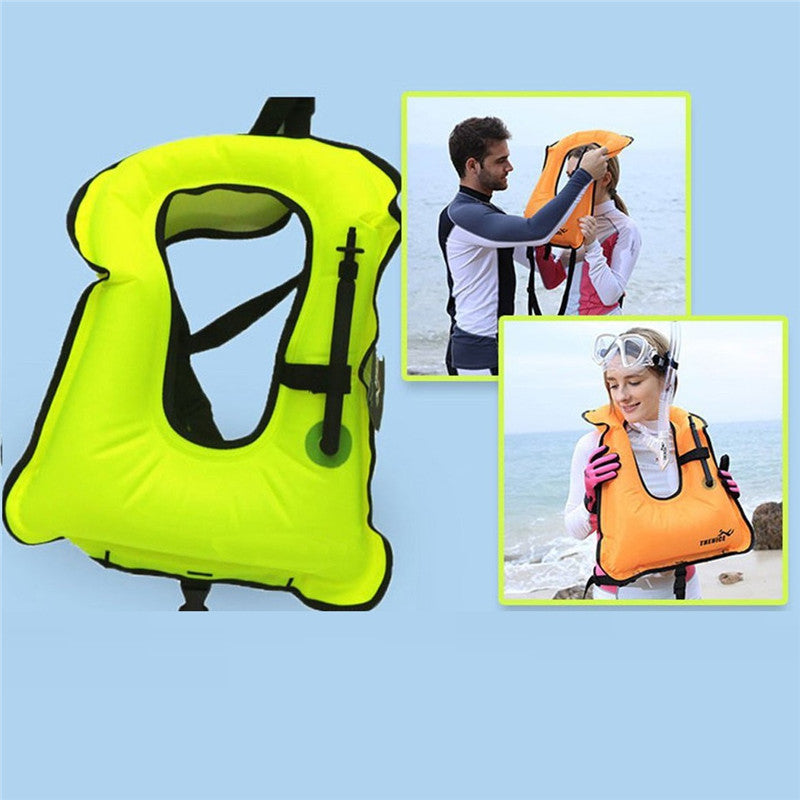 Manual Inflatable Life Jacket Lifebuoy Water Sports Equipment Clothes Vest