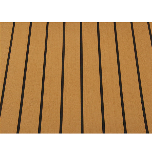 90x230cm Self-Adhesive EVA 6mm Faux Foam Teak Sheet Boat Decking