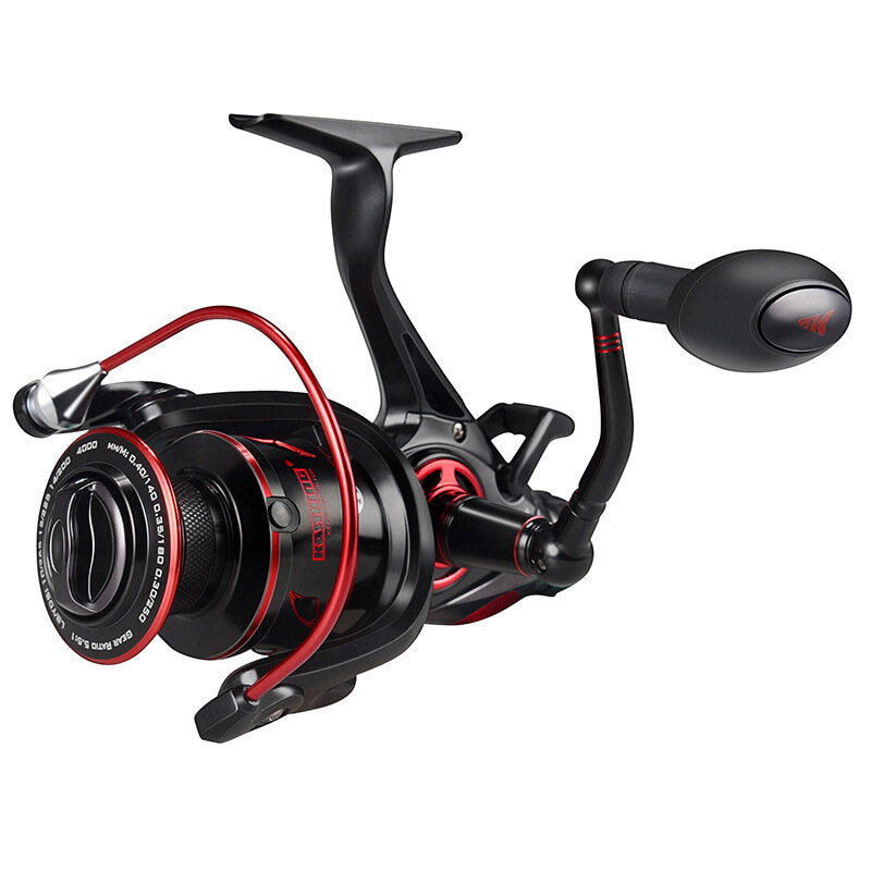KastKing 3000/4000/5000/6000 Spinning Fishing Reel 10+1 Bearings 8/12kg Front and Rear Drag System 5.1:1 Gear Ratio Fishing Coil