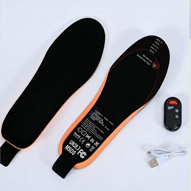 Intelligent Remote Heating Insole USB Charging 3 Model Adjustable Electric Heating Insole Cutable Foot Warmer