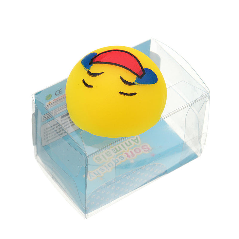 Mochi Squishy QQ Expression Squeeze Cute Healing Toy Kawaii Collection Stress Reliever Gift Decor