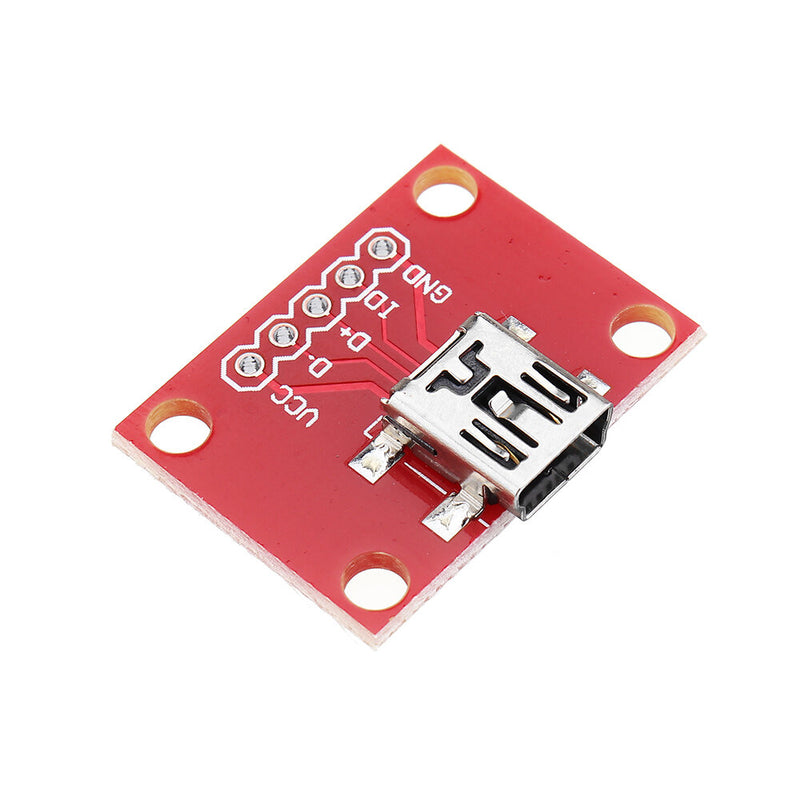 miniUSB Converter Module Convertsion Board For USB Mini-B Power Extension