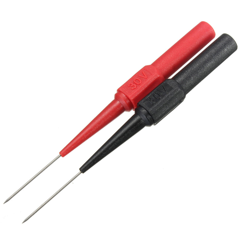 DANIU Insulation Piercing Needle Non-destructive Multimeter Test Probes Red/Black