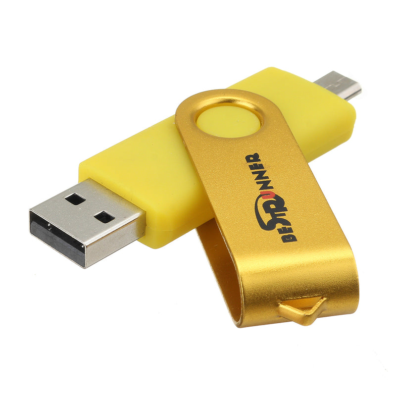 Bestrunner Type-C USB 2.0 32GB OTG Flash Drive U Disk 360 Degree Rotation for Type-C Smart Phone Tablet Laptop