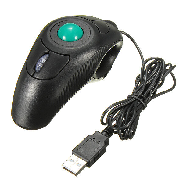 Handheld Wired Trackball Mouse Common to Both Hands Air Trackball Mouse