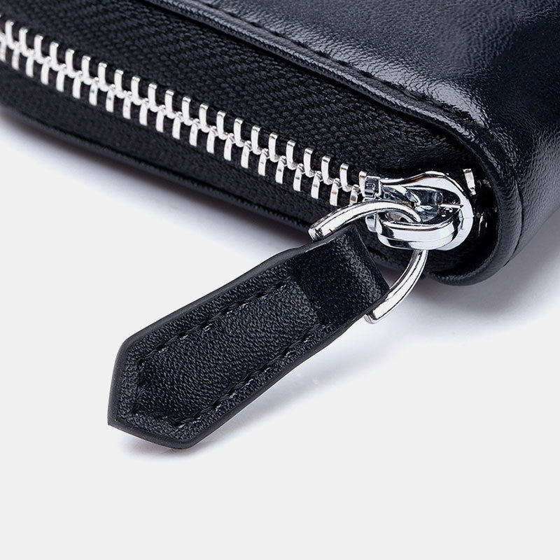 Women Genuine Leather RFID Anti-theft Coin Storage Bag Coin Wallet Purse