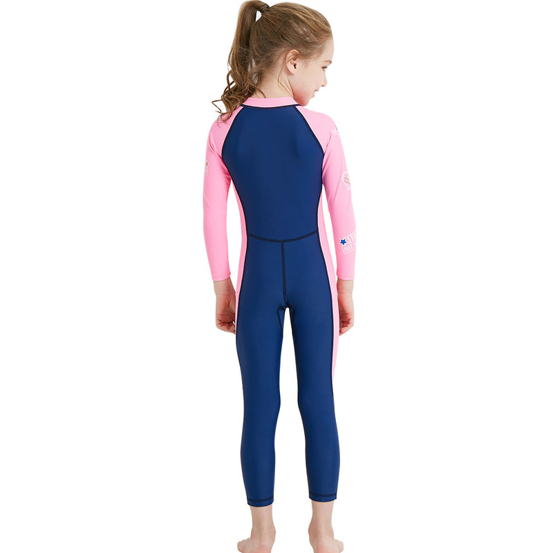 UPF50+ UV-Proof Children Full Body Wetsuits Kids Swimwears Diving Suits For Boys Girls Surfing Water Sports