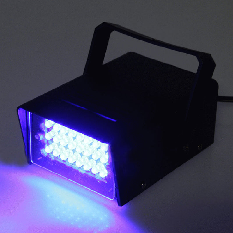 Mini 24LED Blue Flashing Strobe Party Stage Light Disco Club DJ Effect Lighting AC220V