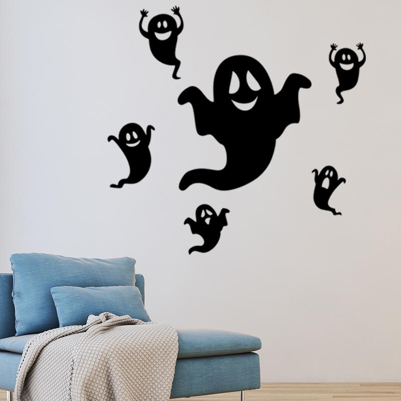 Miico FX3012 Halloween Sticker Creative Cartoon Sticker Removable Wall Sticker - Ghost