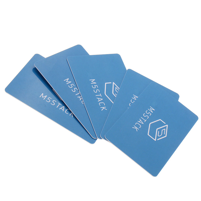 M5Stack 5Pcs 13.56MHz RFID Contactless Card Smart Cart For Transport/ City Metro Entry Card RFID Token Reader