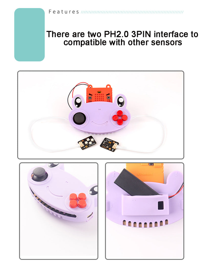 Kittenbot Control Stick IR Remote Controller Compatible Micro:bit Scratch 1.3/2.0/3.0 Kittenblock