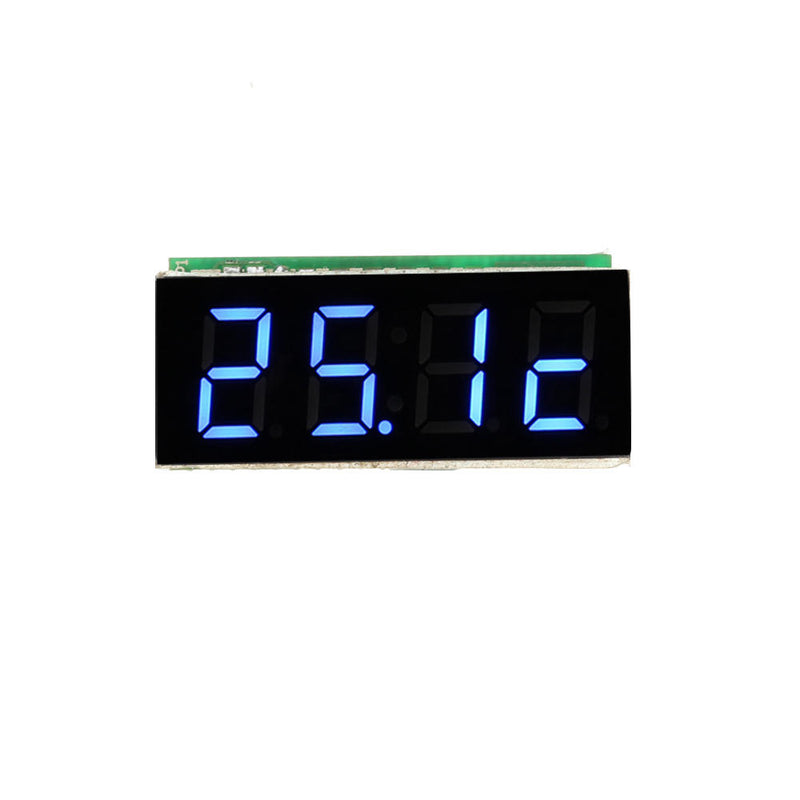 0.36 Inch 3-in-1 Time + Temperature + Voltage Meter Display with NTC DC7-30V Voltmeter Electronic Watch Clock Digital Tube